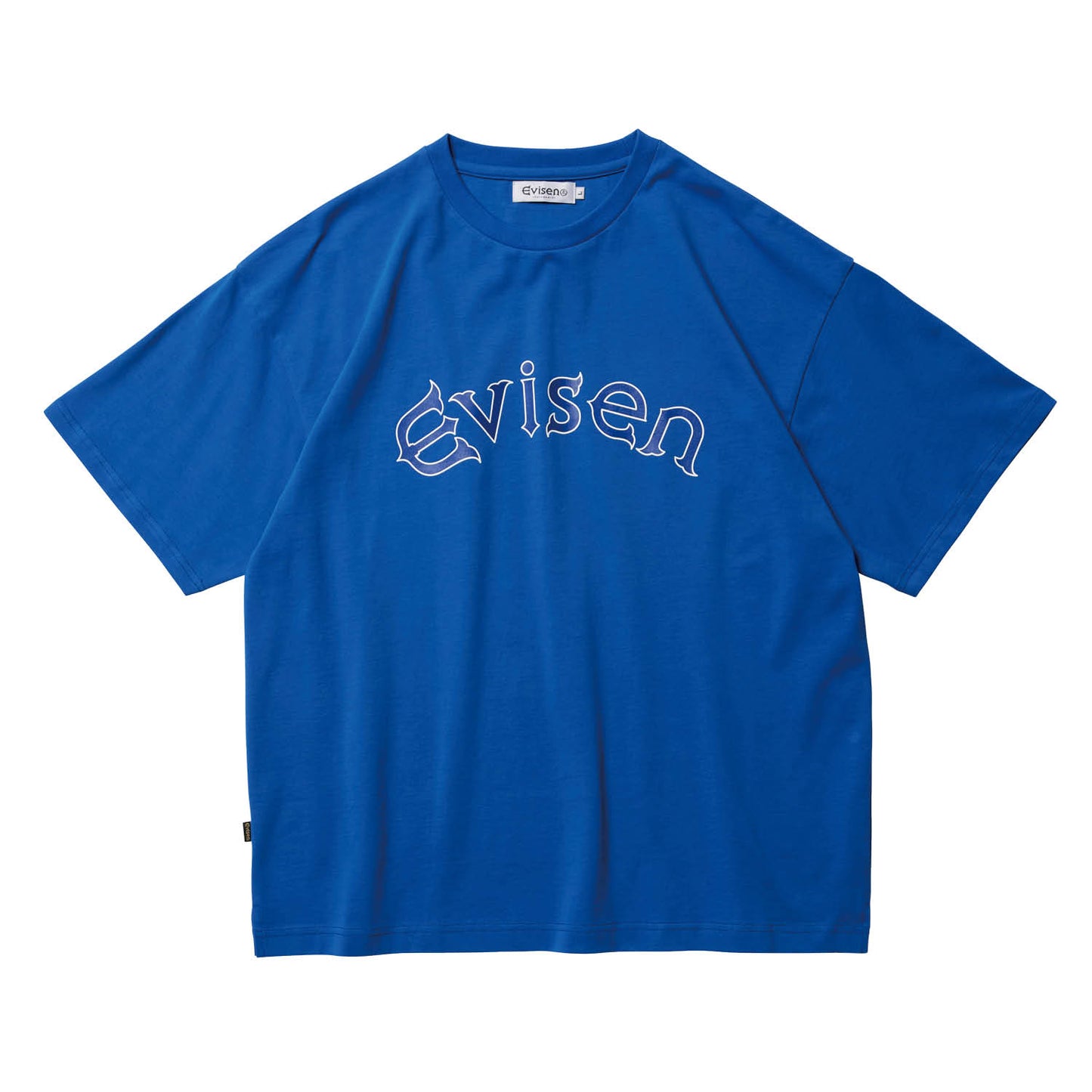 ROUND LOGO T-SHIRT - BLUE