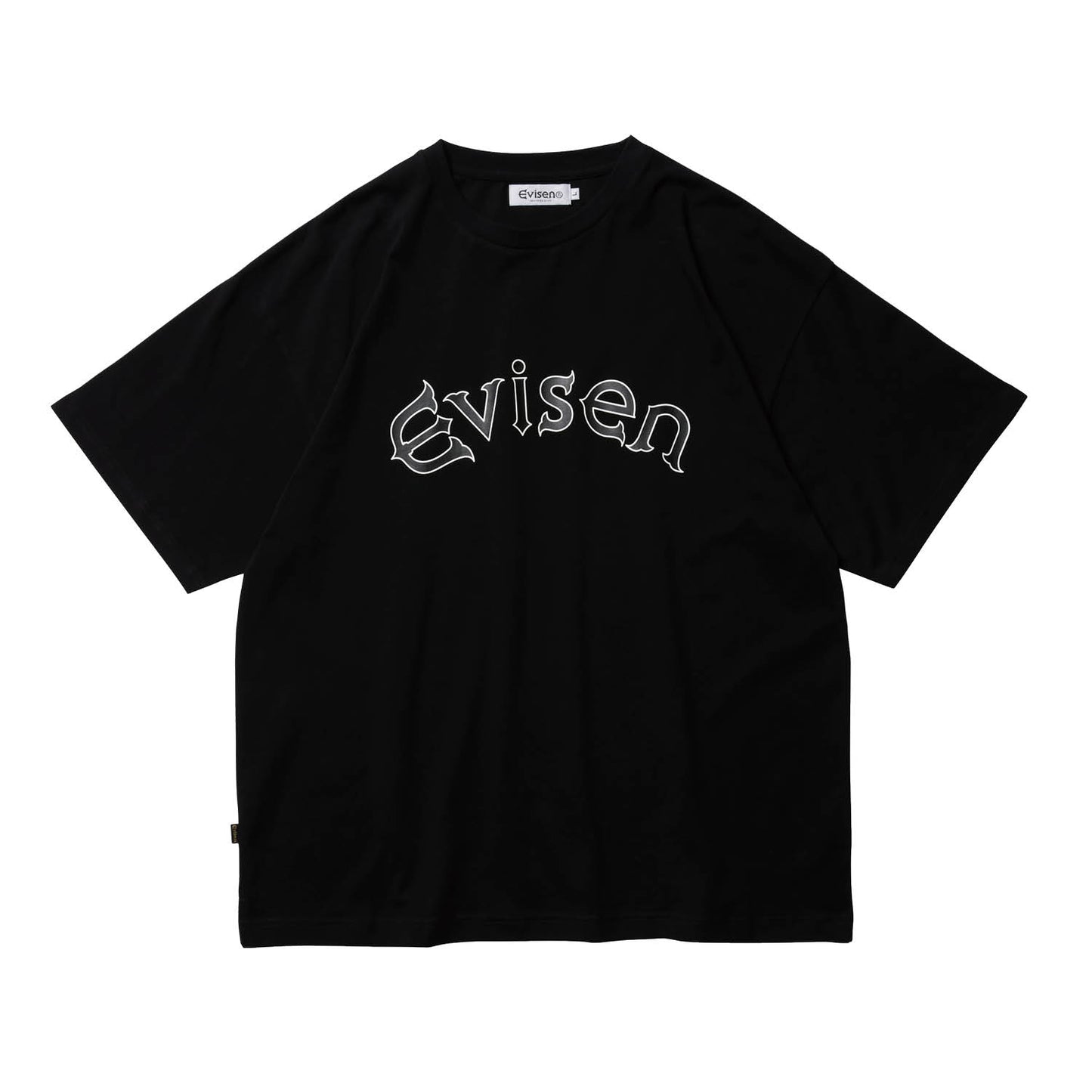 ROUND LOGO T-SHIRT - BLACK