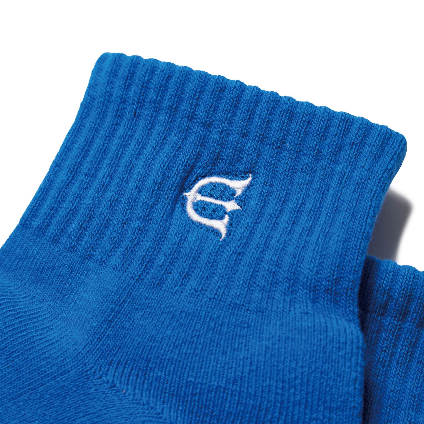 E LOGO ANKLE SOCKS - WHITE