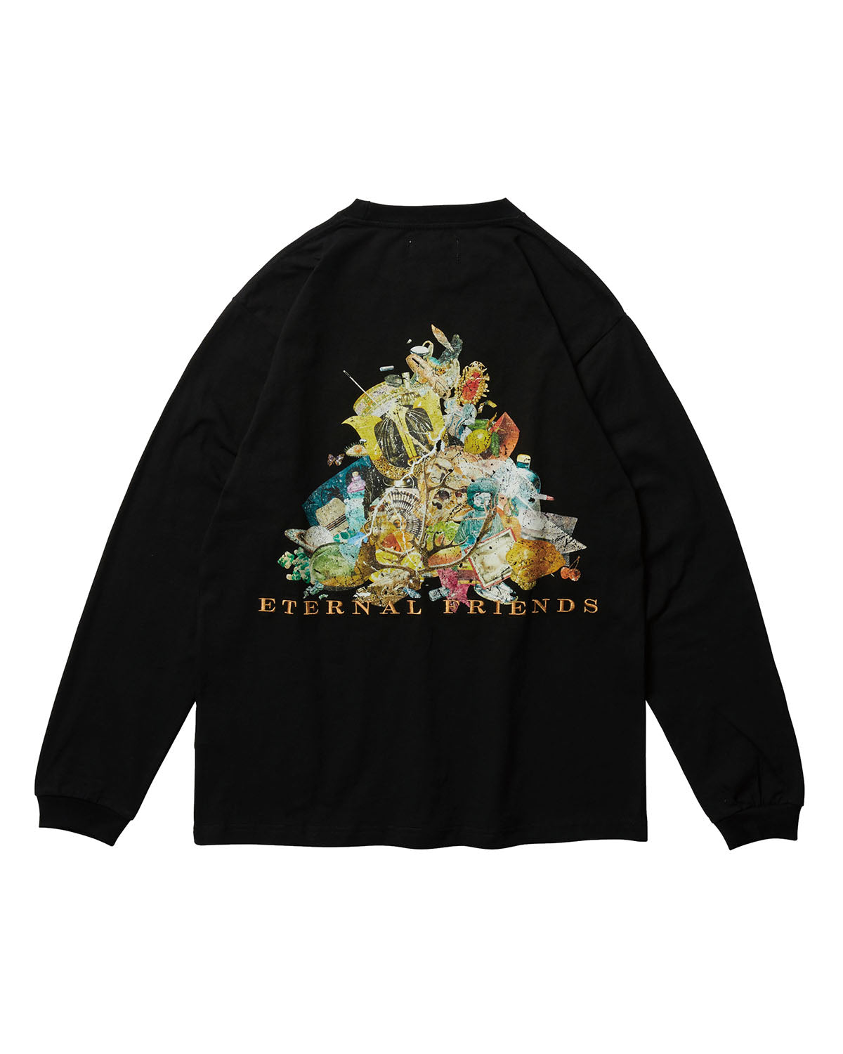 ETERNAL FRIENDS LS TEE - BLACK