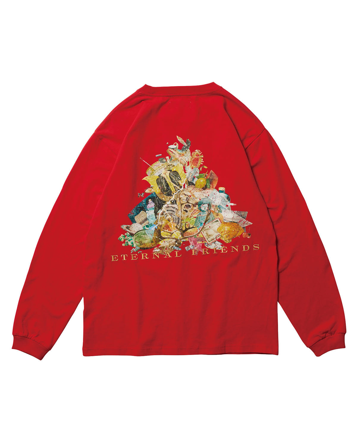 ETERNAL FRIENDS LS TEE - RED