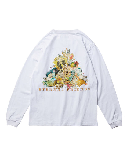 ETERNAL FRIENDS LS TEE - WHITE