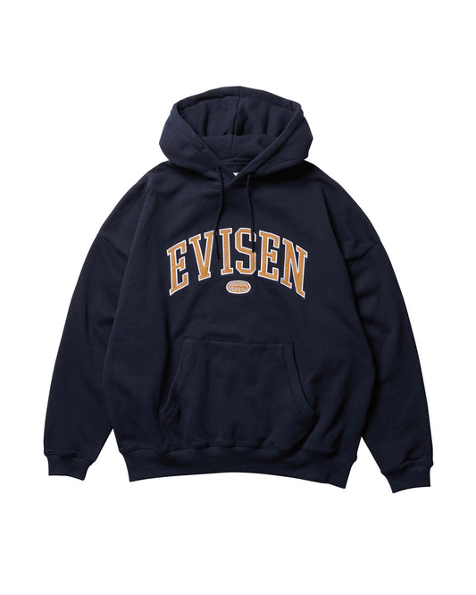 COLLEGE LOGO HOODIE - NAVY