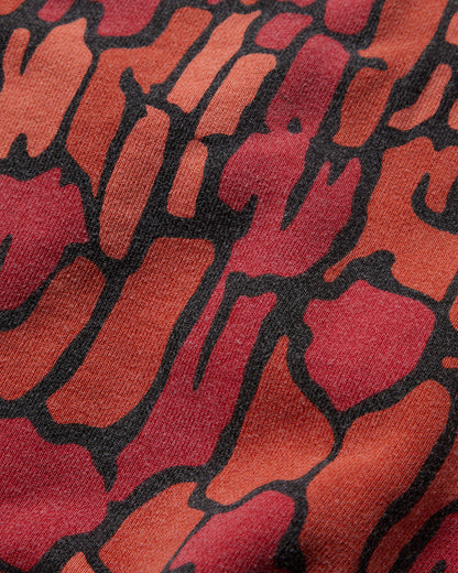 DOKURO CAMO ZIP HOODIE - ORANGE