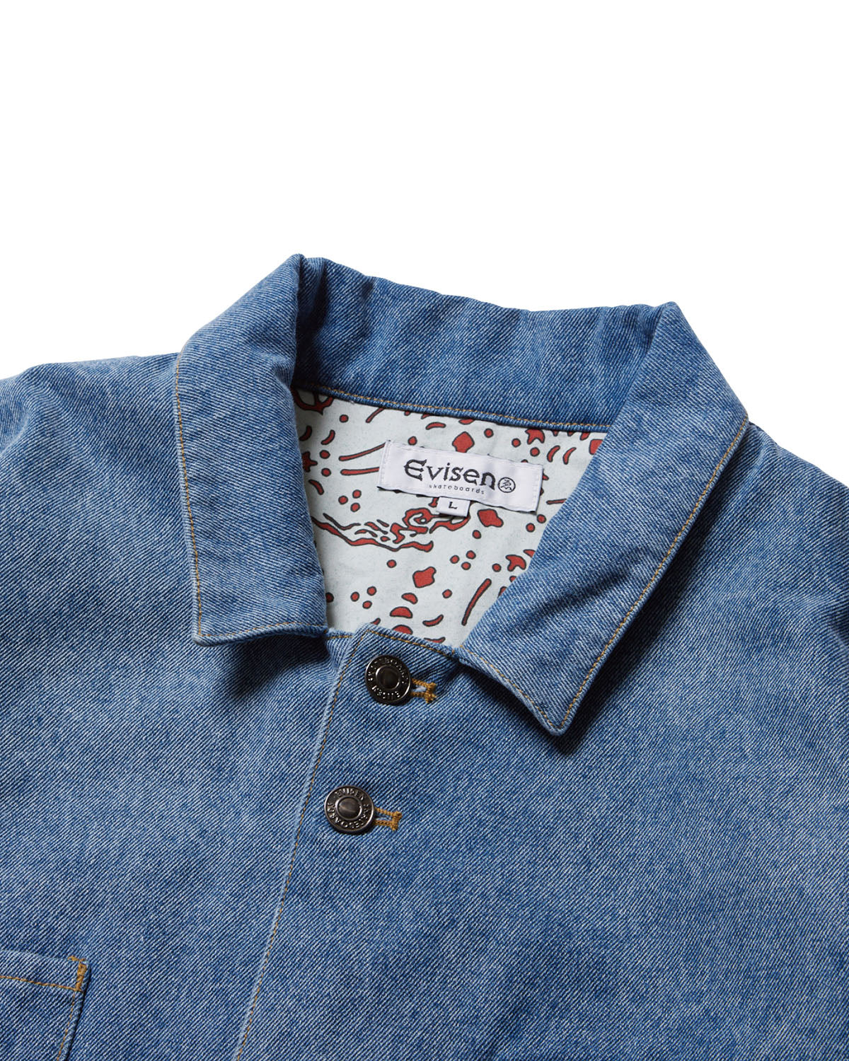 SHRIMP DENIM COVERALL - BLUE