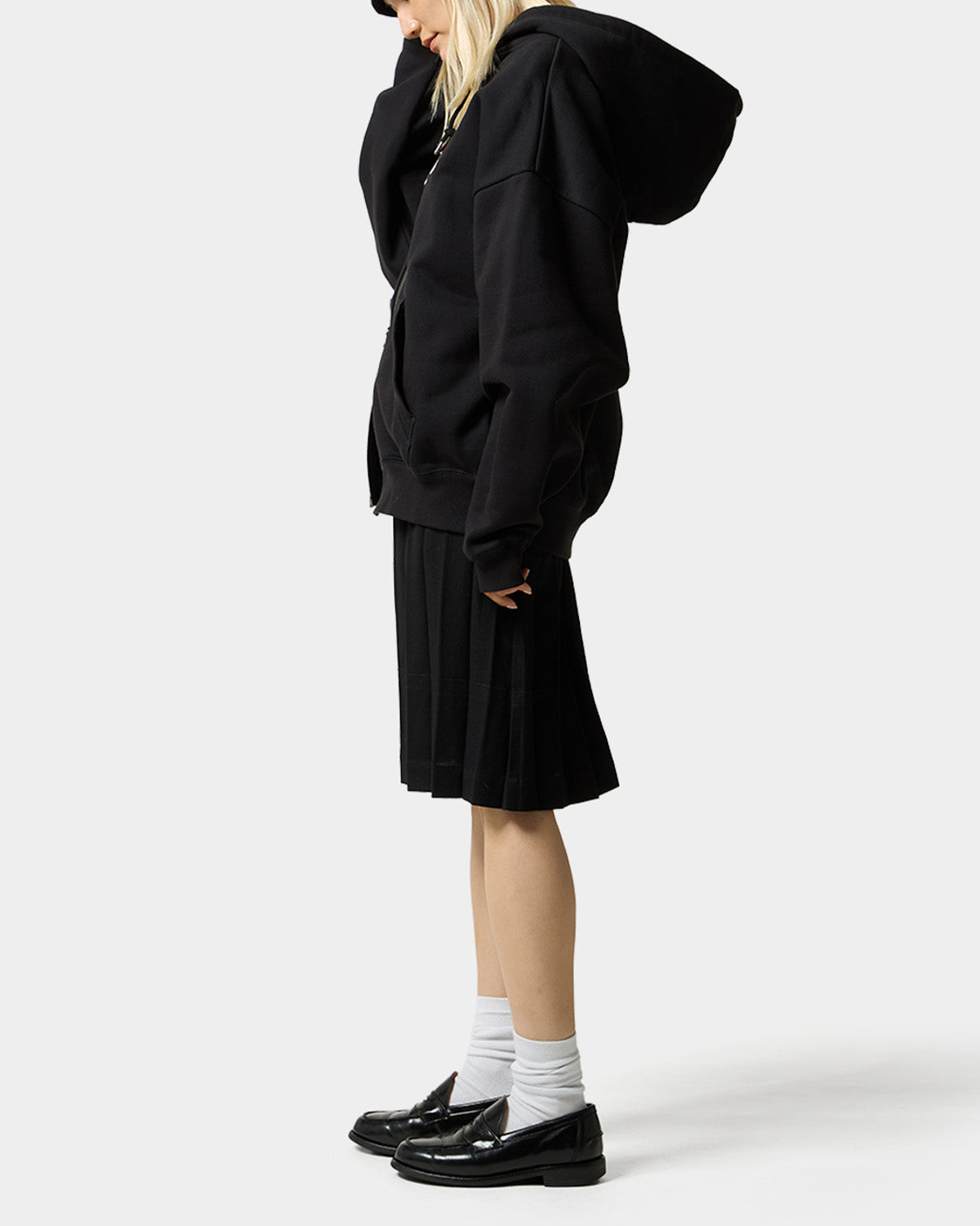 HUF x EVISEN HUFUJI ZIP HOODIE - BLACK – Evisen Skateboards ゑ