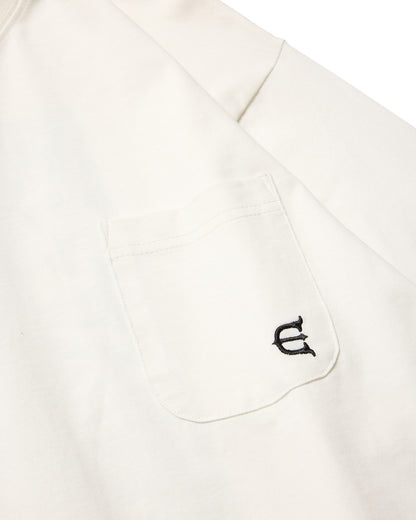 BEST MATCH POCKET LS TEE - WHITE