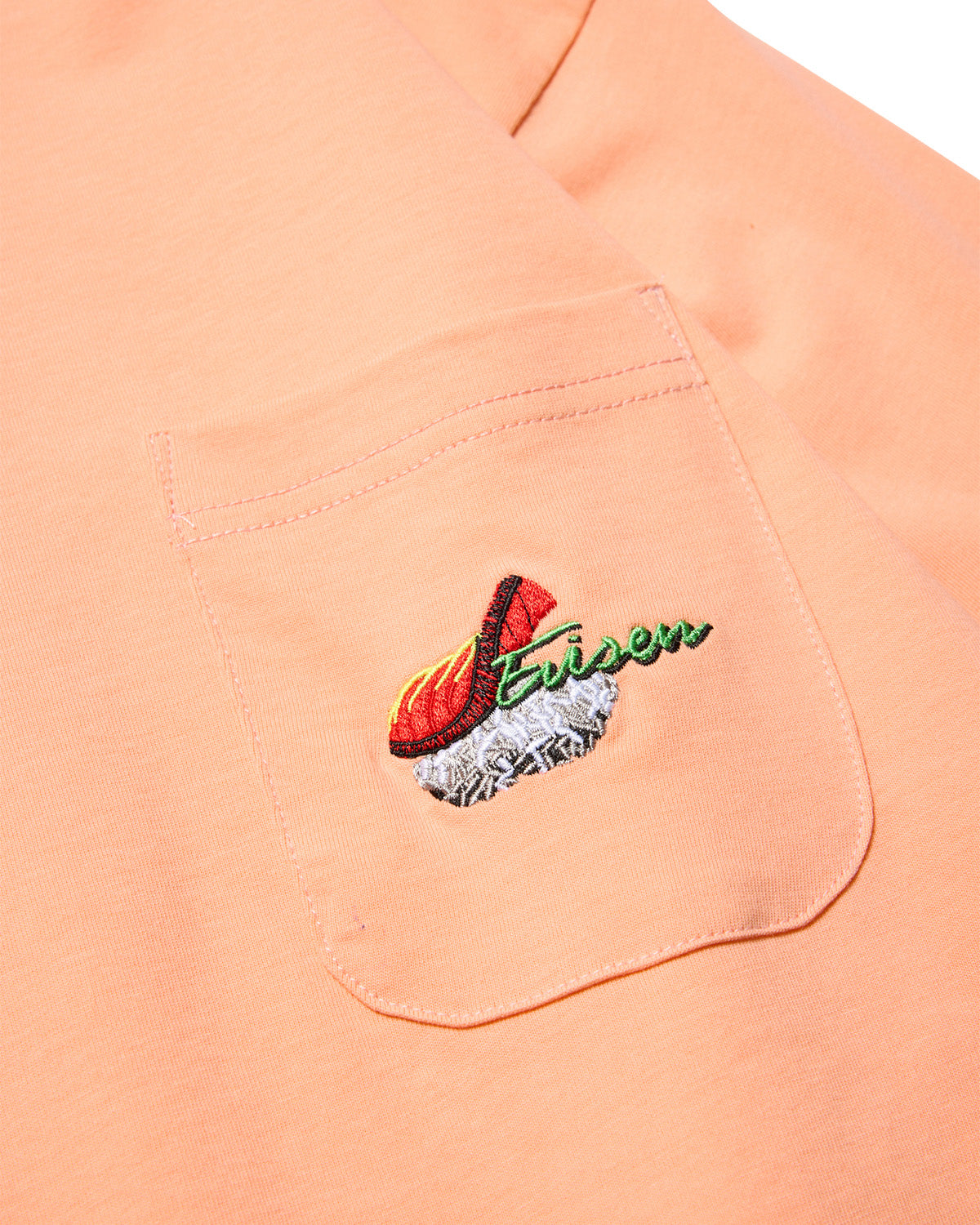 NEW SUSHI POCKET LS TEE - WHITE