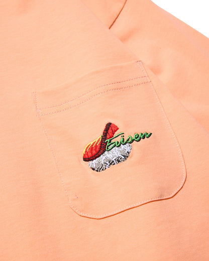 NEW SUSHI POCKET LS TEE - WHITE