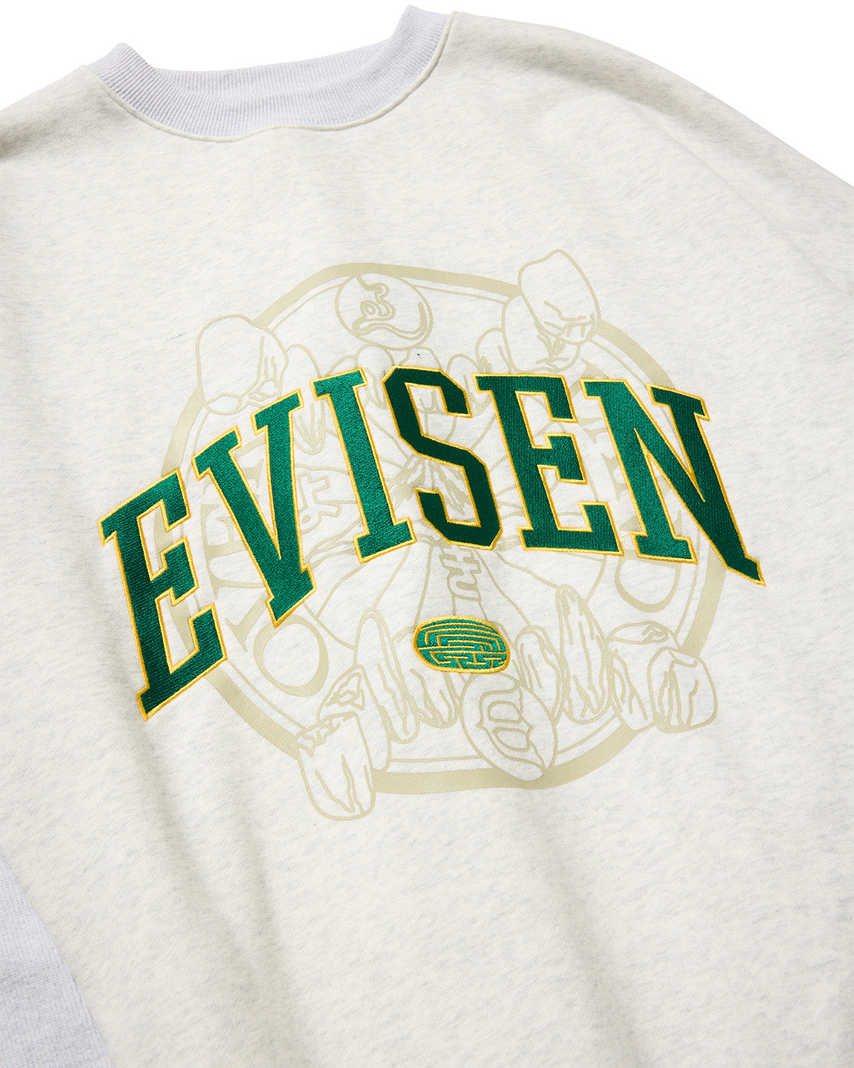 COLLEGE OVER LOGO SWEAT - PURPLE