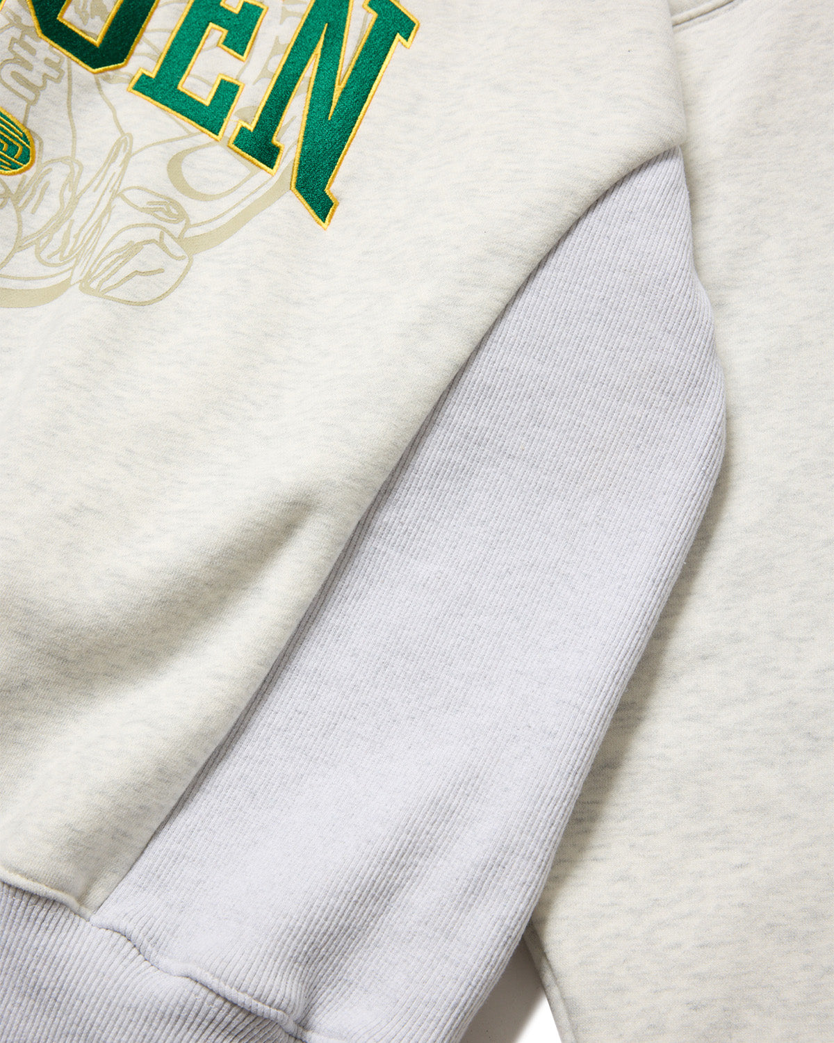 COLLEGE OVER LOGO SWEAT - PURPLE