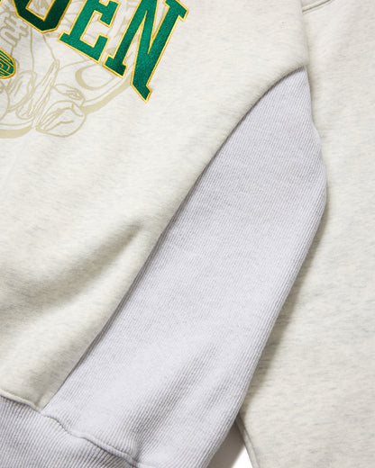 COLLEGE OVER LOGO SWEAT - PURPLE