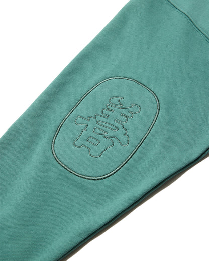 TIGER MATCH EMBLEM CREW SWEAT - TURQUOISE