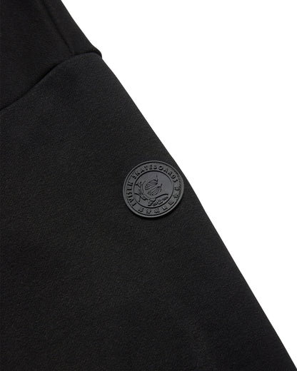 MIND LAND HALF ZIP SWEAT - BLACK