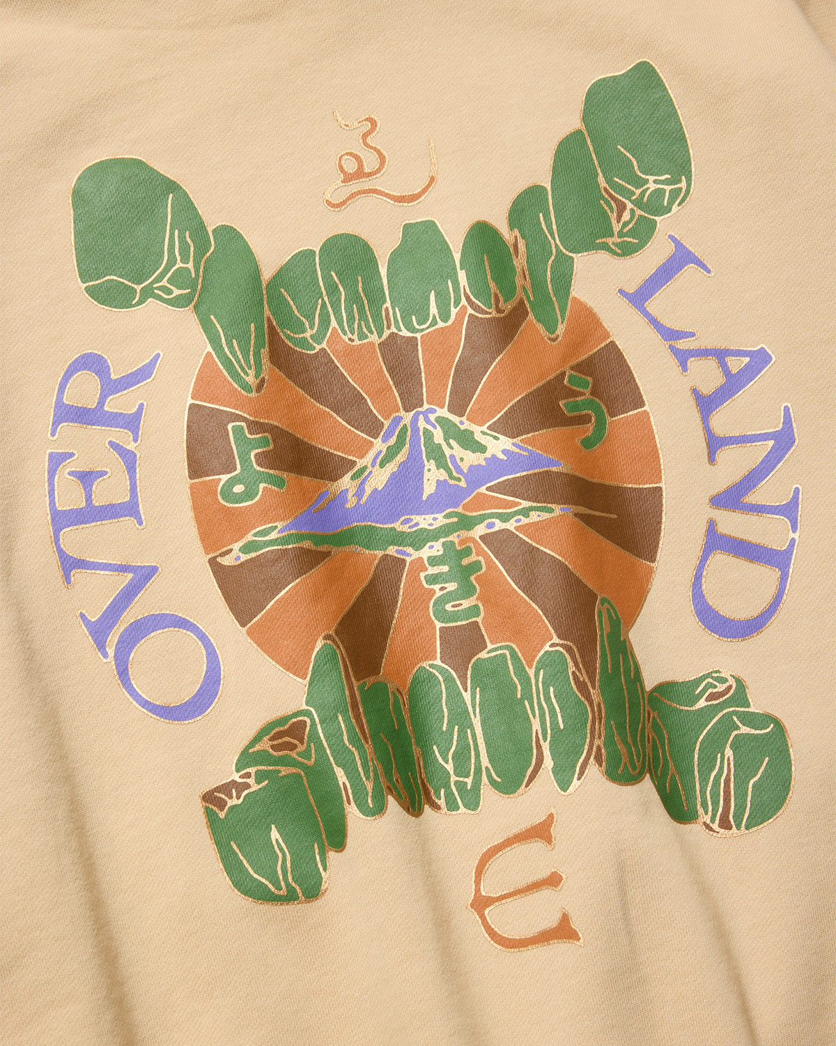 OVERLAND LOGO HOODIE - BLACK