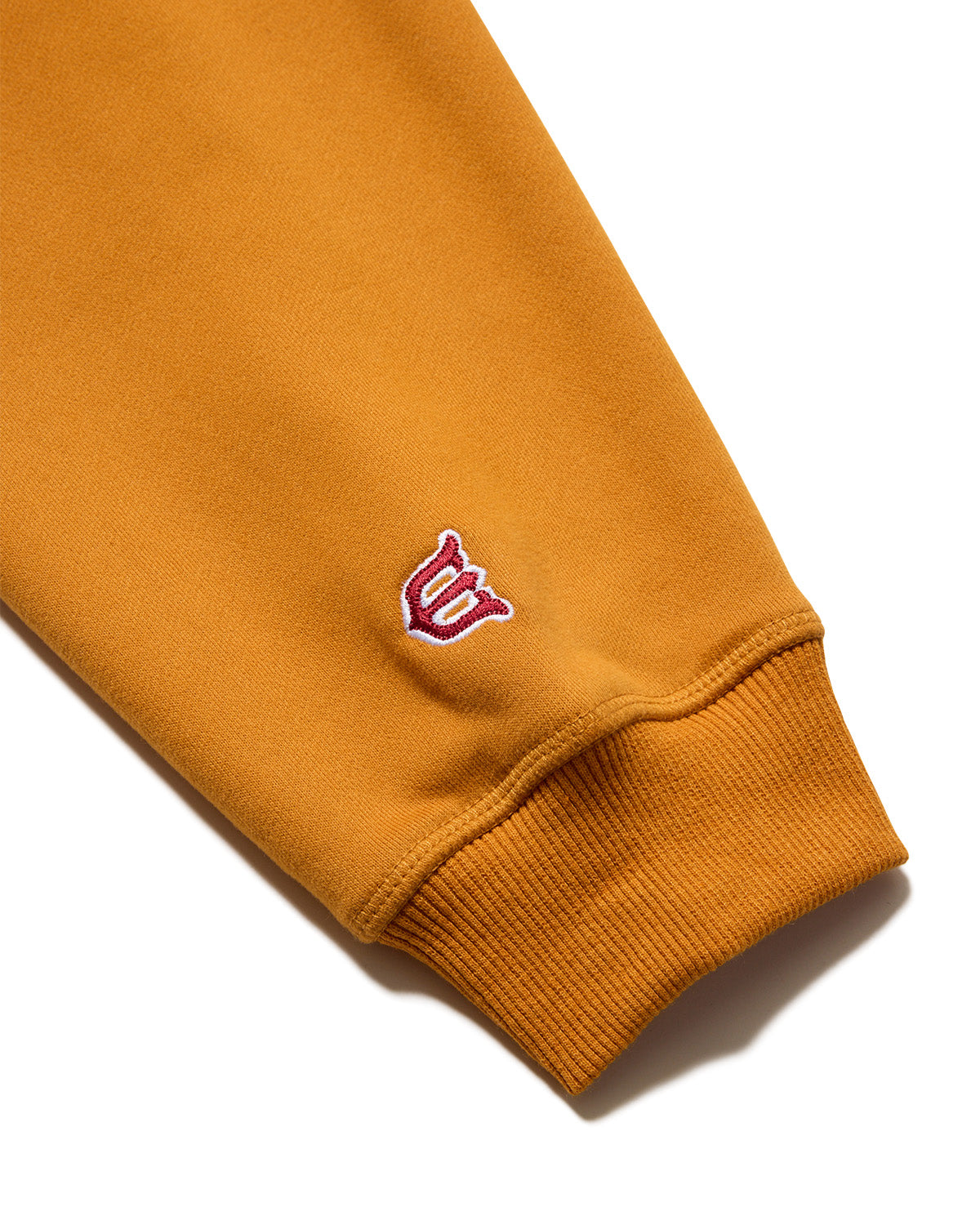 ARCH LOGO PATCH HOODIE - PURPLE