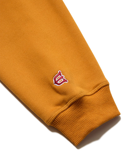 ARCH LOGO PATCH HOODIE - PURPLE
