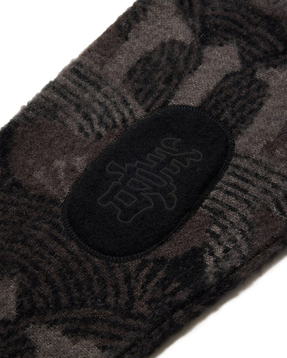 KABUTO MOHAIR CREW KNIT - BLACK / GREY