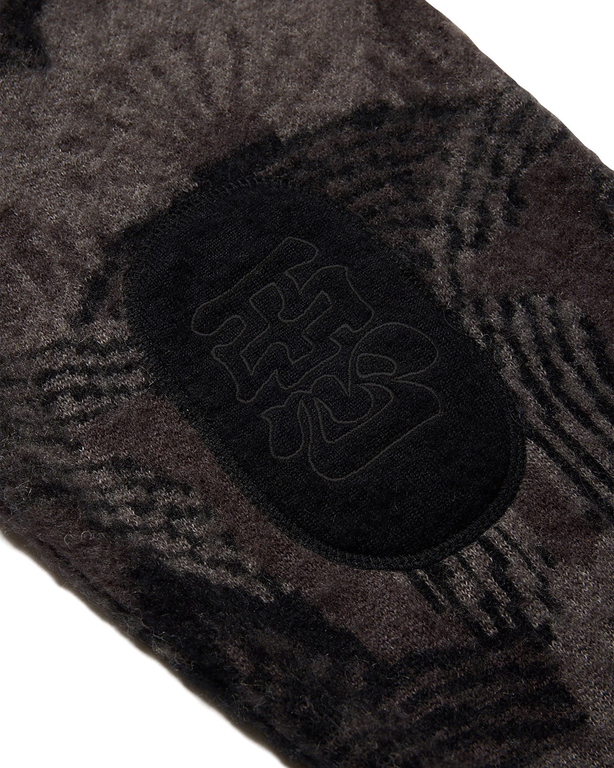 KABUTO MOHAIR CREW KNIT - BLACK / GREY