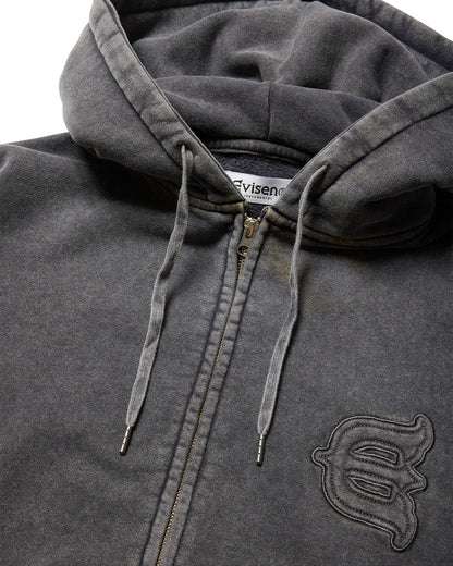 LOGO ZIP HOODIE - MOCHA