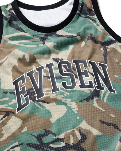 OHAKO CAMO MESH TANK - WHITE / CAMO