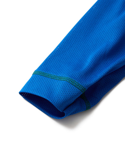 MESH L/S TEE - BLUE