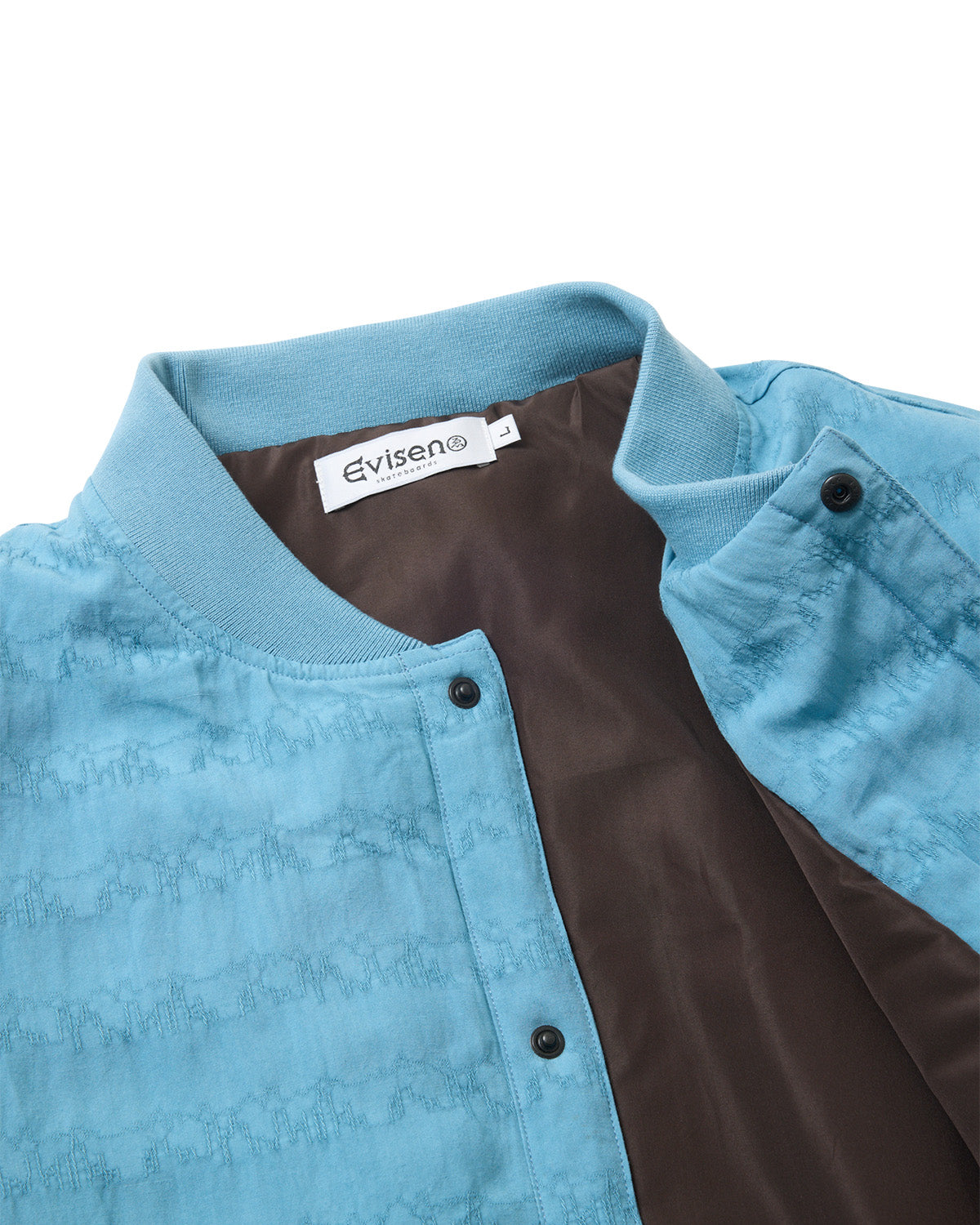 JACQUARD BOMBER JACKET - BLACK