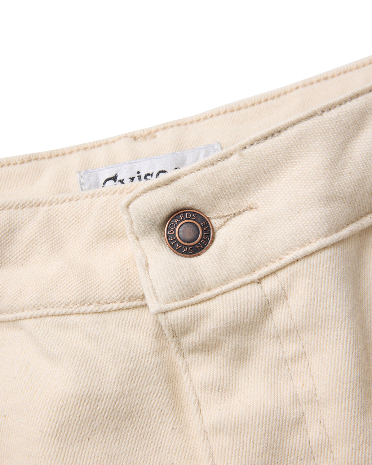 SUSHI DENIM SHORTS - IVORY