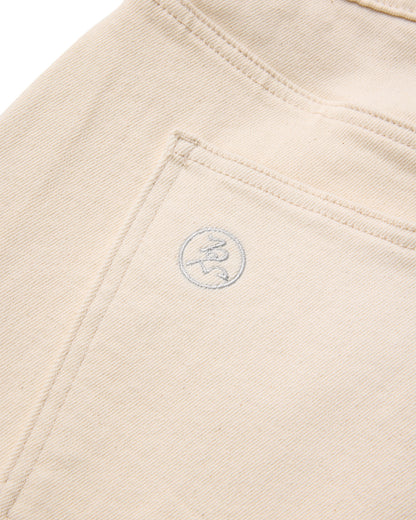 SUSHI DENIM SHORTS - IVORY