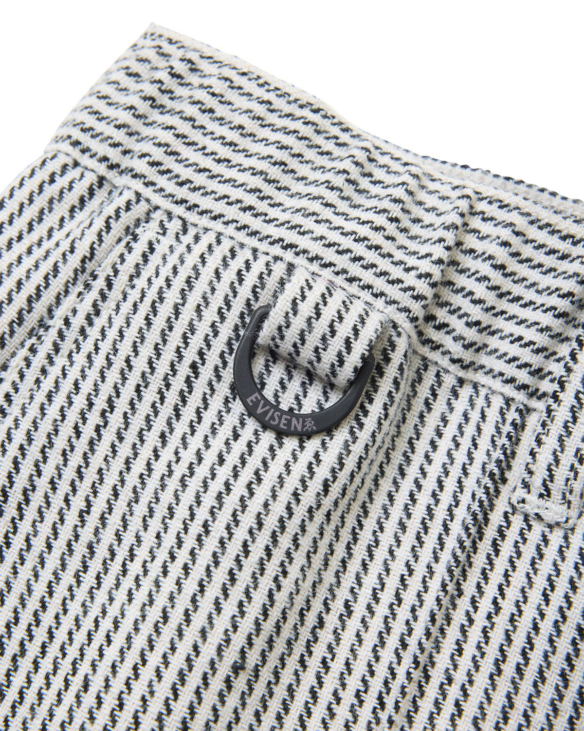 JACQUARD PINTUCK PANTS - WHITE