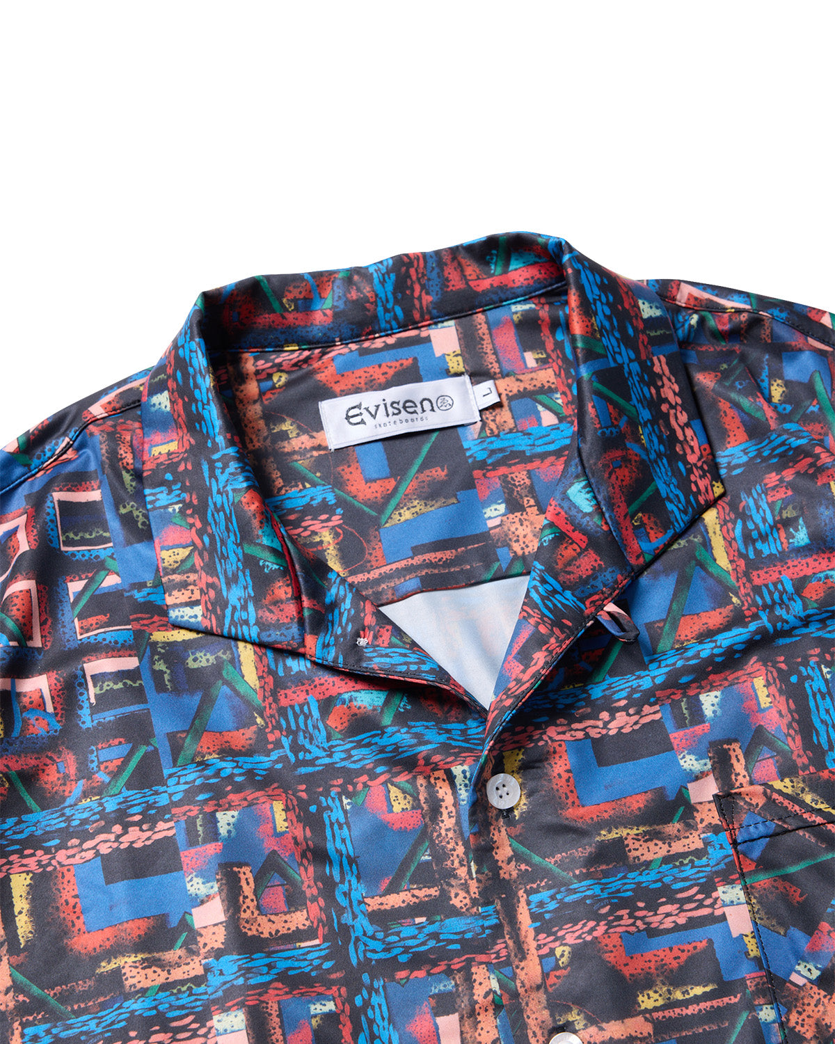 エメ助 JULIEN OPEN S/S SHIRT - BLUE / ORANGE – Evisen Skateboards ゑ
