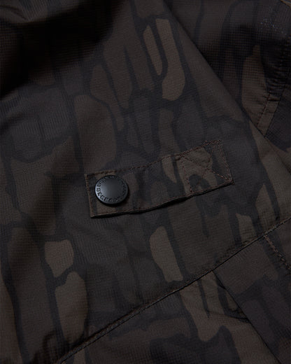 TREE CAMO MOUNTAIN JACKET - BLUE