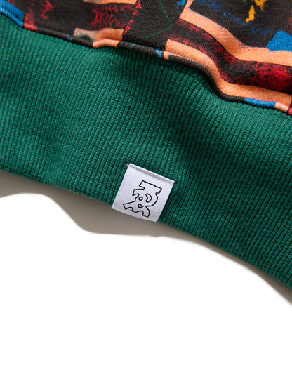 JULIEN CARD CREWNECK - GREEN