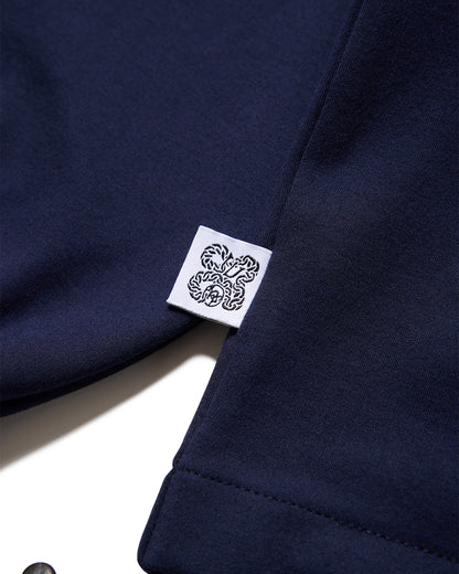 PUNCH HALF ZIP SWEAT - GREY