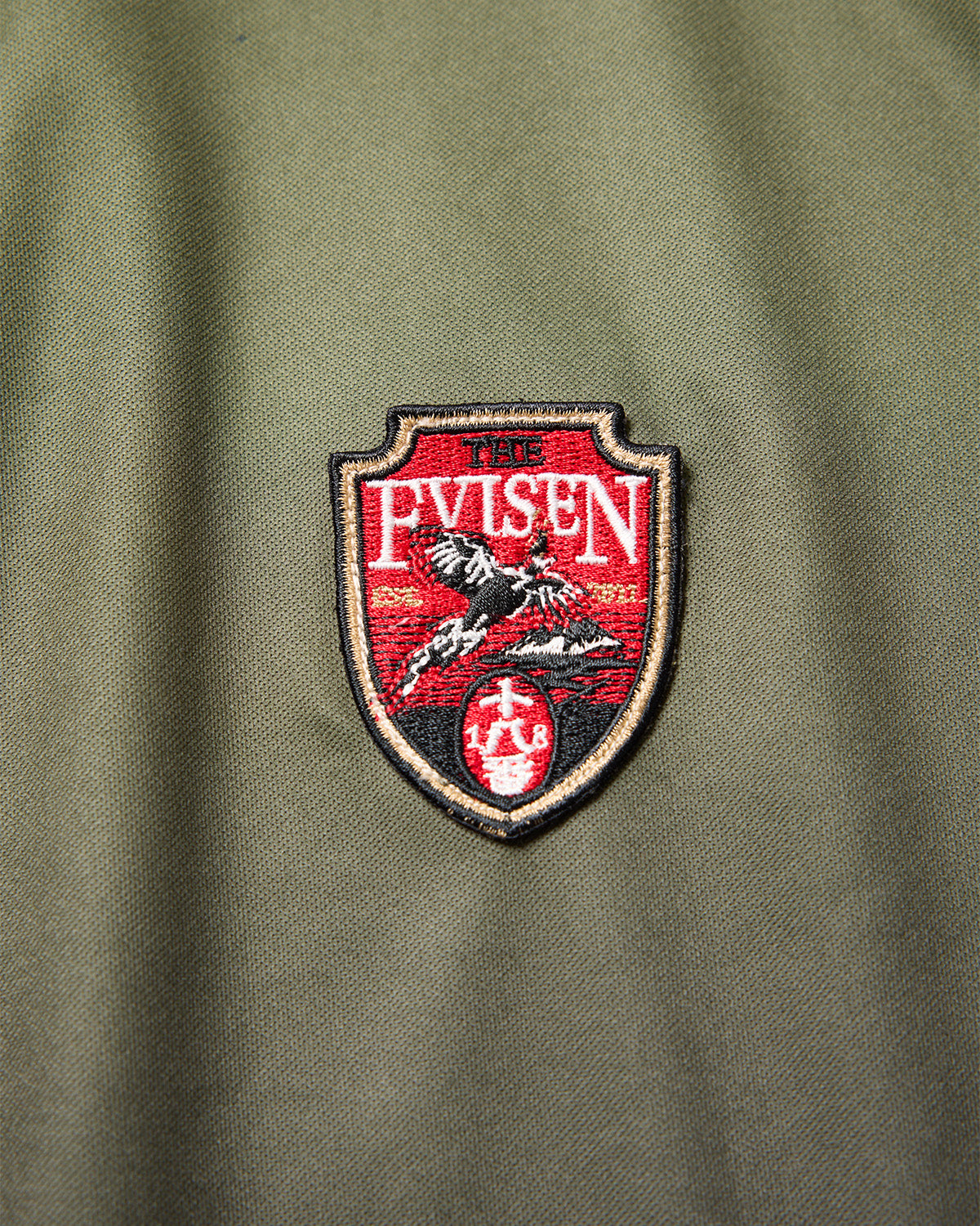 PHEASANT MOTO JERSEY - OLIVE / BLACK – Evisen Skateboards ゑ