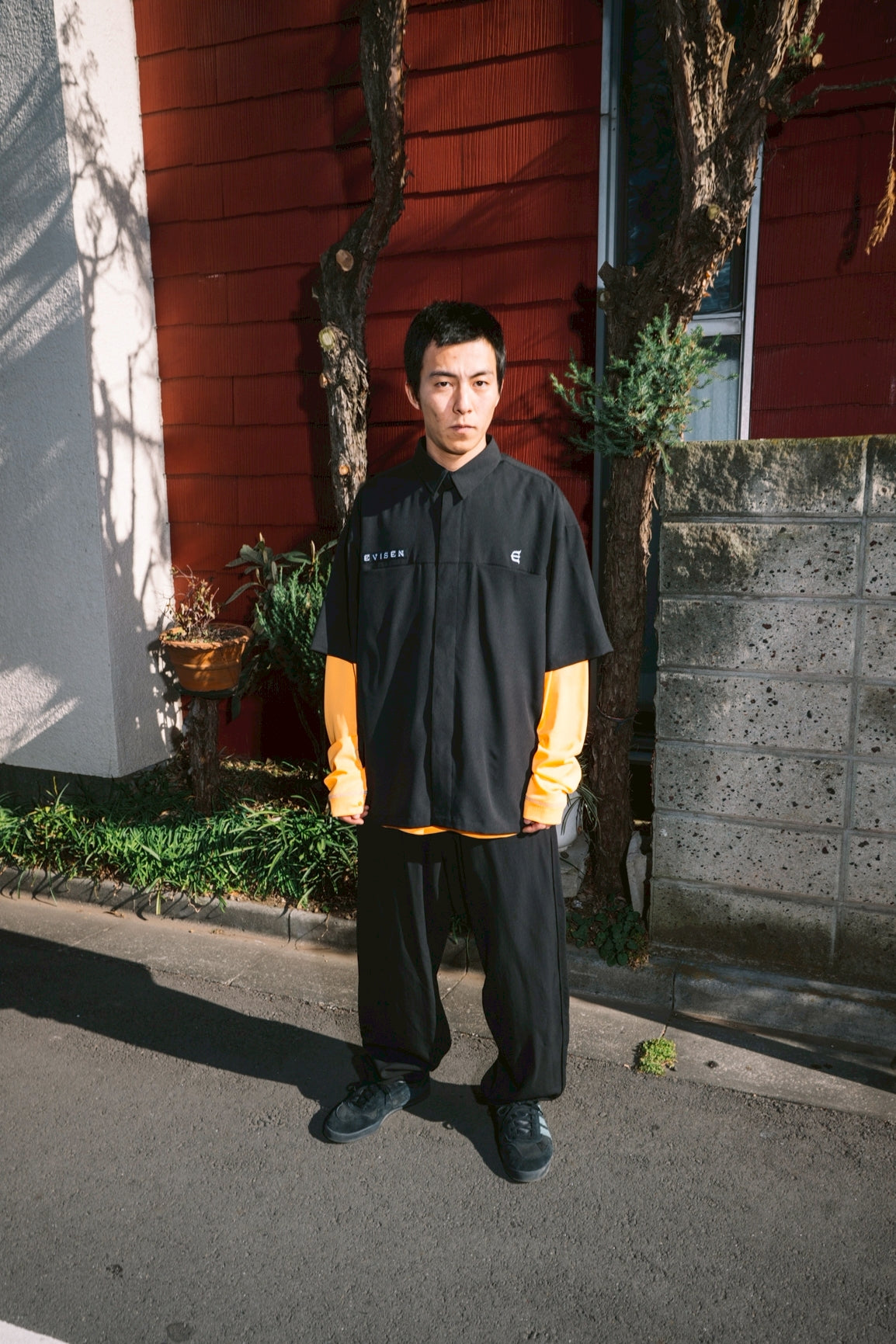 EVITARY SHIRT - BLACK – Evisen Skateboards ゑ (エビセン スケート