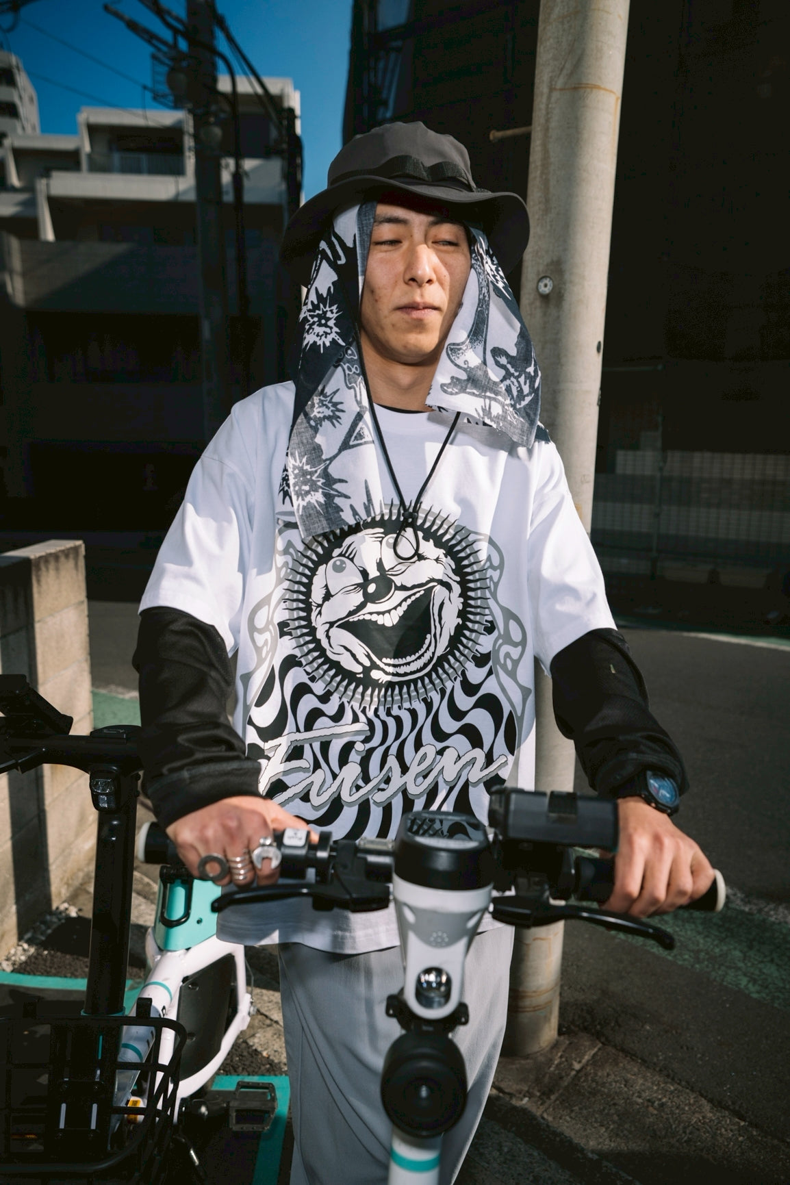 SHRIMP LOGO TENUGUI – Evisen Skateboards ゑ (エビセン スケート