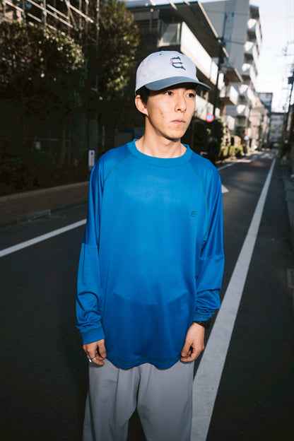 MESH L/S TEE - BLUE