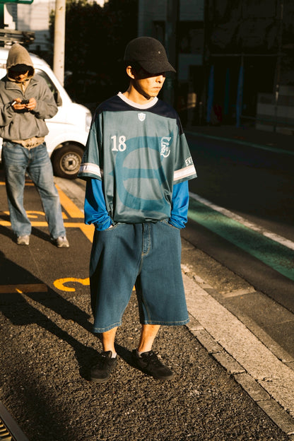 OHAKO ROSTER TEE - GREEN/NAVY