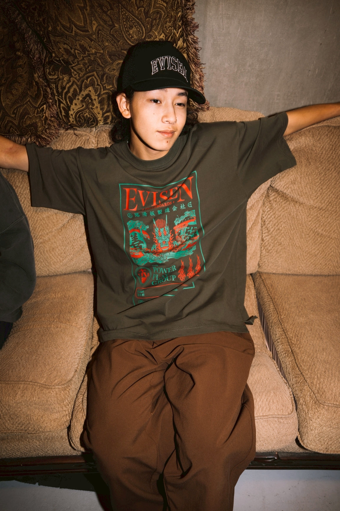 DRAGON LABEL TEE – Evisen Skateboards ゑ (エビセン スケートボード