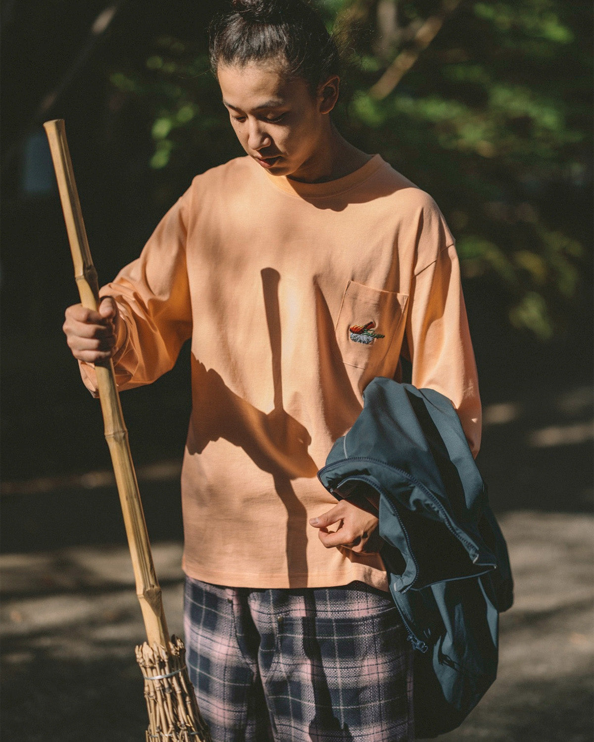 NEW SUSHI POCKET LS TEE - WHITE