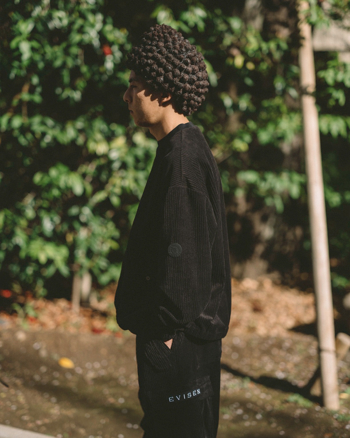 EQUALIZER CORD CREW SWEAT - MOCHA