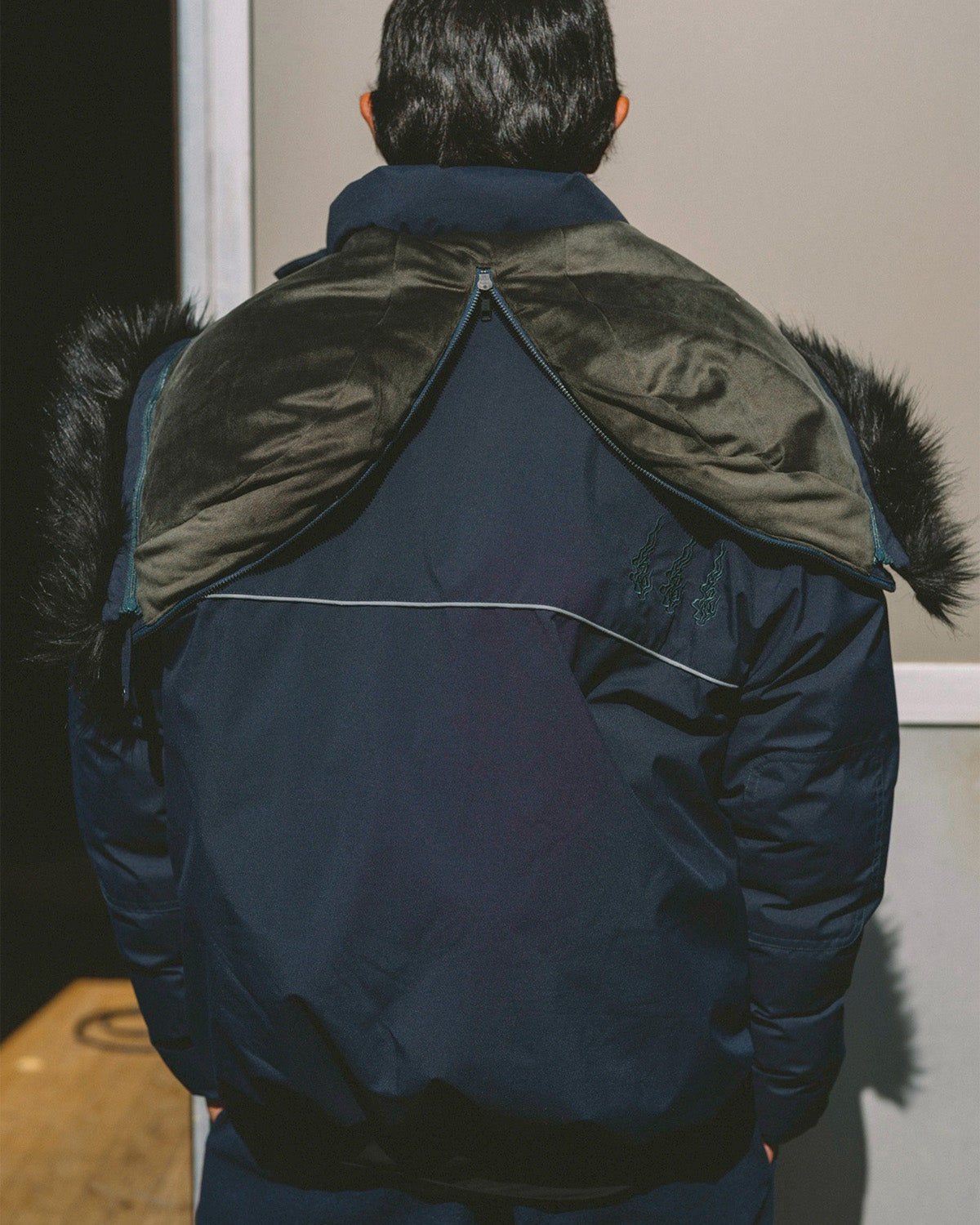 3-WAY N3B EVI DOWN JACKET - RED