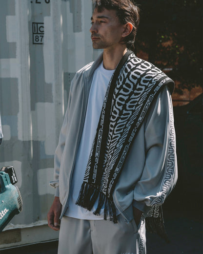 E LOGO TRACK JACKET - BROWN