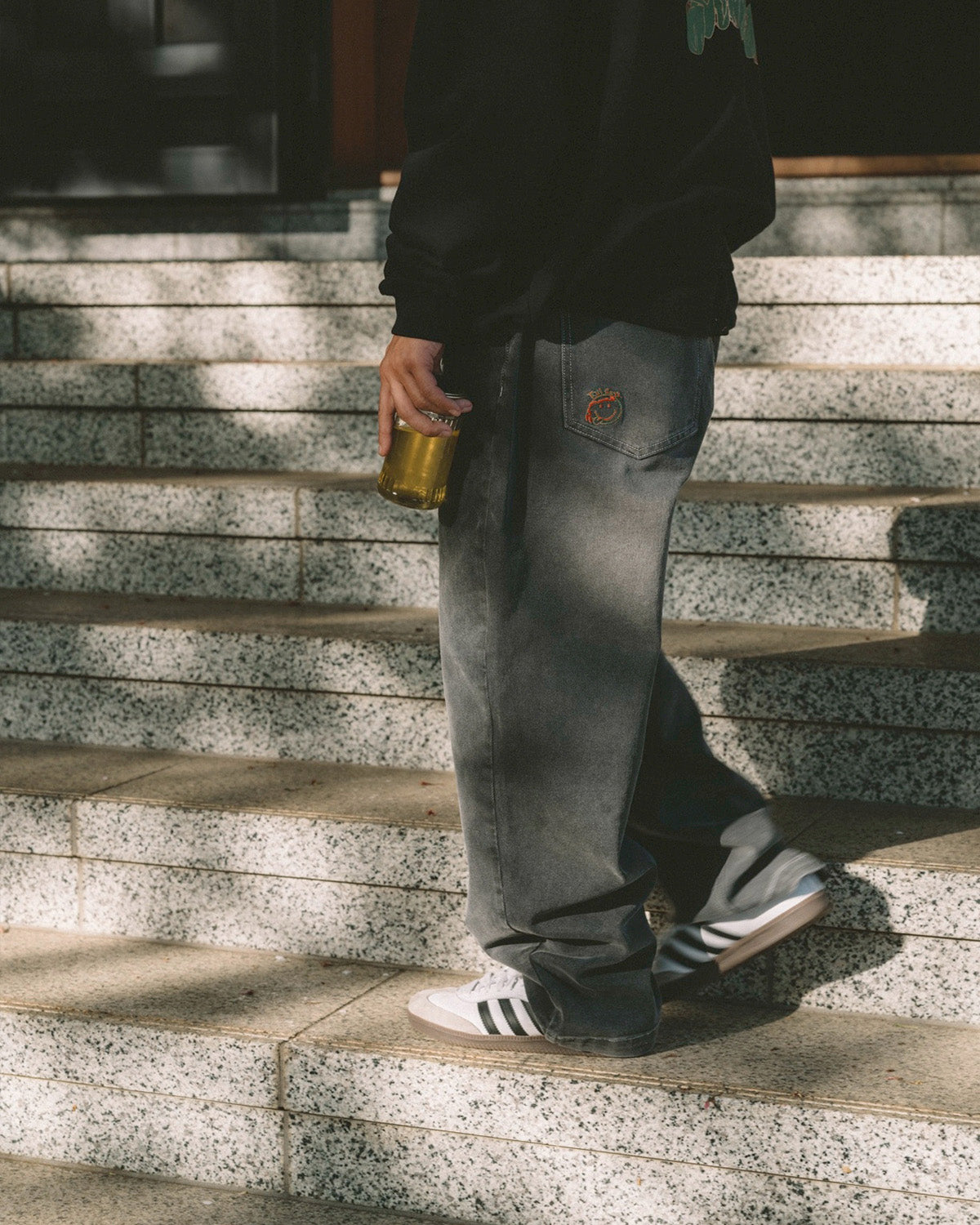 ONE-UP JEANS - BLACK
