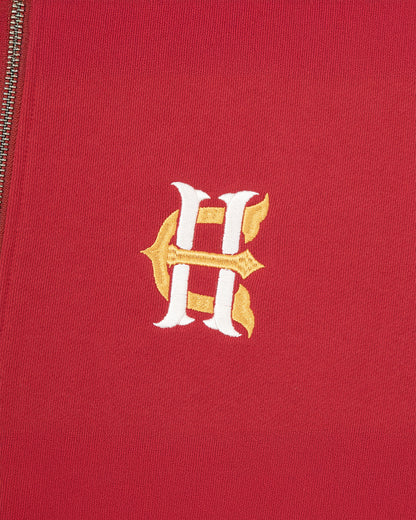 HUF x EVISEN HUFUJI ZIP HOODIE - RED