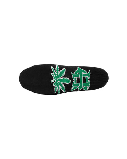 HUF x EVISEN LOGO SOCK - BLACK