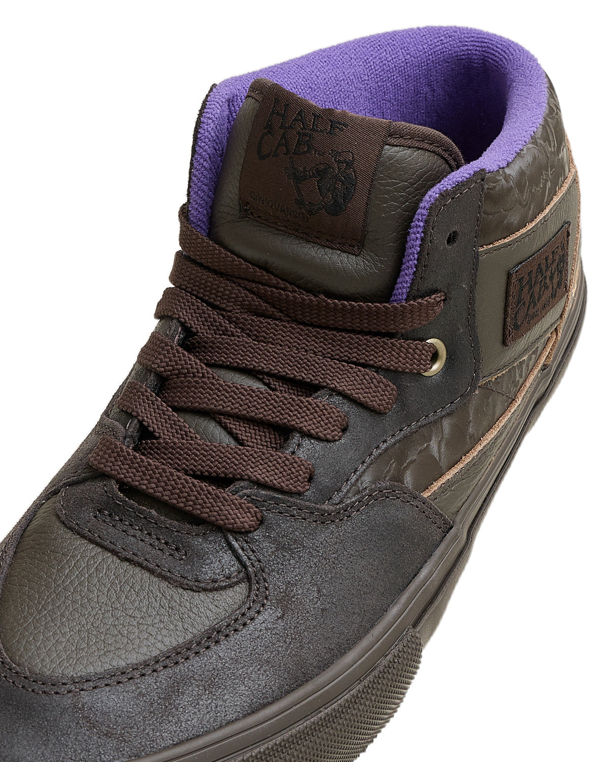 VANS x EVISEN SKATE HALF CAB - Deep Mahogany