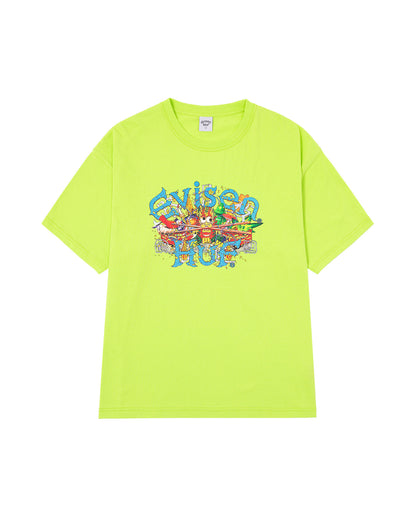 HUF x EVISEN DRAGON S/S TEE - GREEN