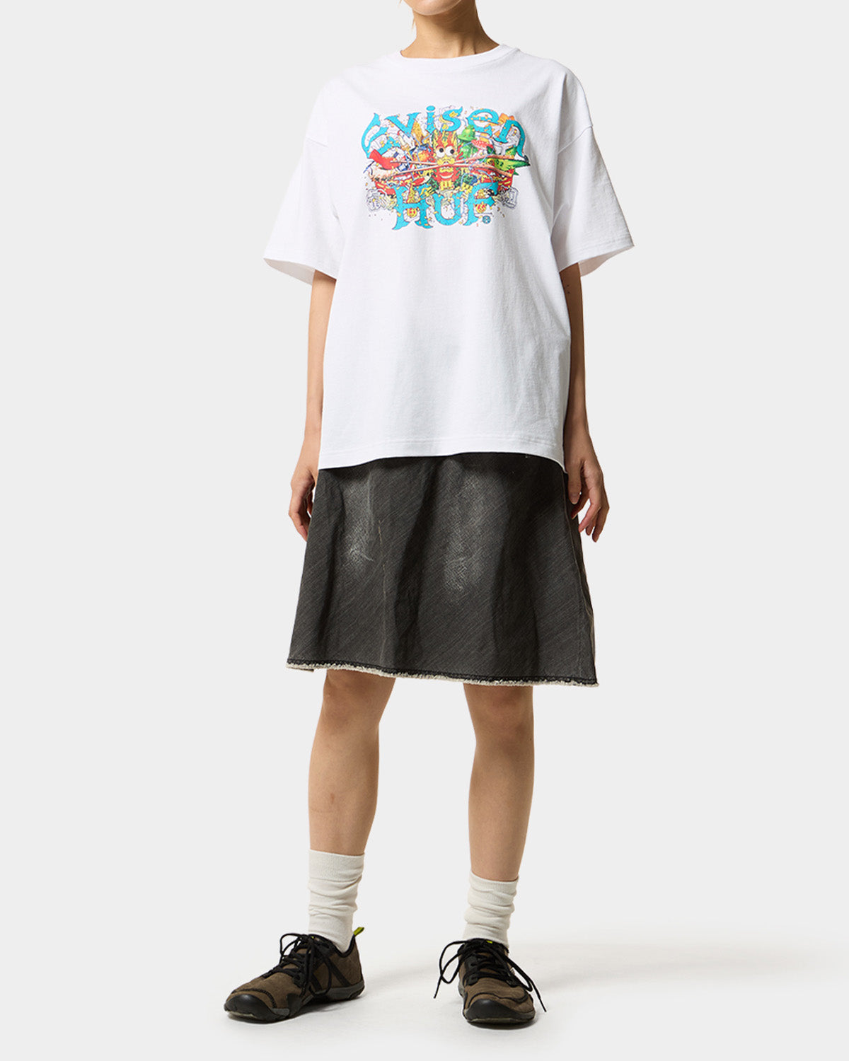HUF x EVISEN DRAGON S/S TEE - BLACK